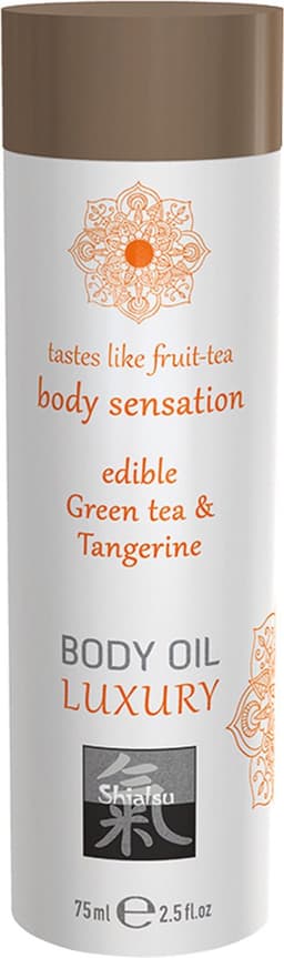 Luxe Eetbare Body Oil - Groene Thee & Mandarijn — thumbnail 3