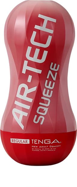 Tenga - Air-Tech Squeeze Masturbator - Regular - Rood — thumbnail 1