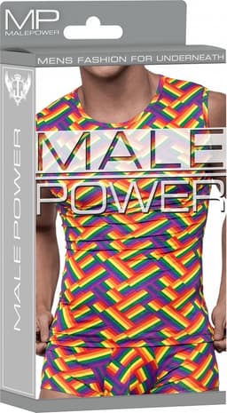 Male Power Fitness Tank - S multicolor XL — thumbnail 4