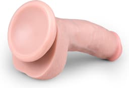 EasyToys - Realistische Dildo met Zuignap - 15 cm - Dildo's - Sex Toys voor Vrouwen en Mannen - Dildo Mannen Anaal - Beige — thumbnail 4