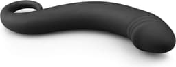 EasyToys - Siliconen Prostaat Dildo met Handvat - Dildo's - Sex Toys voor Vrouwen en Mannen - Zwart — thumbnail 4
