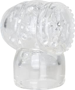 EasyToys Wand Collection – Opzetstuk Met Masturbator - Clear — thumbnail 1