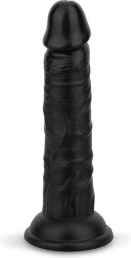 Dildo zonder ballen 12 cm - Zwart — thumbnail 1