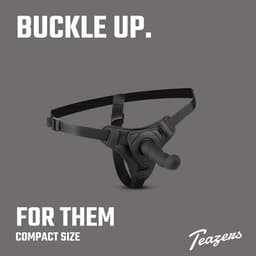 Teazers - Siliconen Strap On - Voor Pegging - Sex Toys voor Vrouwen - LHBTIQ - Strapon - Strapon Voorbinddildo - Zwart — thumbnail 10