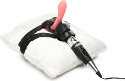 XR Brands - Thunder Strap Wand Dij Harnas - Zwart — thumbnail 6