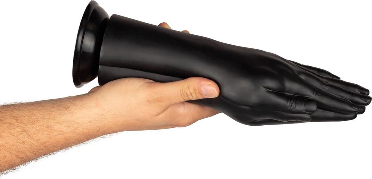BUTTR - Double Trouble Fisting Dildo - Dildo met Zuignap - Dildo's - Sex Toys voor Vrouwen en Mannen - Dildo Mannen Anaal - Zwart — afbeelding 1