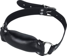 Banoch - Bit gag soft straight black - bitgag van imitatieleer zwart - bdsm — thumbnail 14