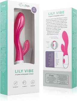 EasyToys - Lily Vibrator 2.0 - Oplaadbaar - Tarzan Vibrator - Vibrators voor Vrouwen - Sex Toys voor Vrouwen - Vibrators - G-Spot Vibrator - Clitoris Stimulator - Roze — thumbnail 6