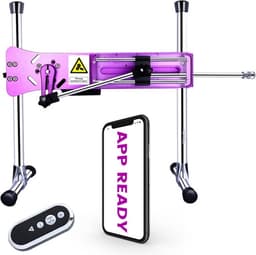 Pro 1 Premium Seksmachine 2.0 Smart APP met dildo en remote Paars — thumbnail 1