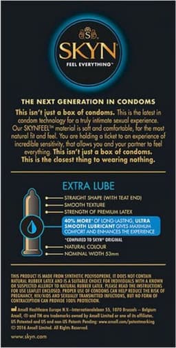 Skyn Extra Lubricated Latexvrije condooms 10 stuks — thumbnail 7