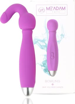 ME'ADAM 4 in 1 Tarzan - Vibrators voor vrouwen -Vibrator - Fluisterstil & Discreet - Pink - Clitoris & G-spot Stimulator - Dildo - Erotiek Sex Toys voor koppels - Huidvriendelijk - 17 CM - Purple — thumbnail 1