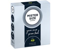 MISTER SIZE 49 Ultra Dunne S condooms (3 pack)