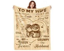 Romantische Jubileumdeken en Cadeaus voor Vrouwen - Perfecte Geschenken voor Haar Verjaardag en Valentijnsdag