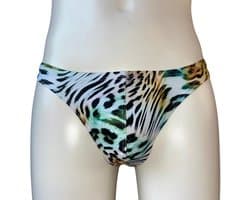 LekkerStout Heren String Luipaardprint - Multicolor - Sexy Mannen Ondergoed - Maat M | LS193