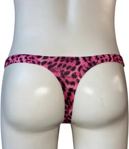 LekkerStout Roze Luipaard String voor Heren - Zachte Tanga - Rekbaar Mannen Ondergoed - Maat XL | ( LS190 ) — thumbnail 4