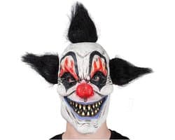 Eng Verkleedmasker Griezelige Clown Halloween Kostuum Accessoire Volwassenen Unisex