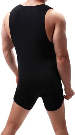 Heren Bodysuit Katoen Modal - Atletische Eendelige Singlet voor Sport en Ondergoed — thumbnail 6