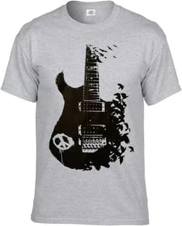 Band T-Shirt met Metal, Peace en Tattoo stijl Prints — thumbnail 5