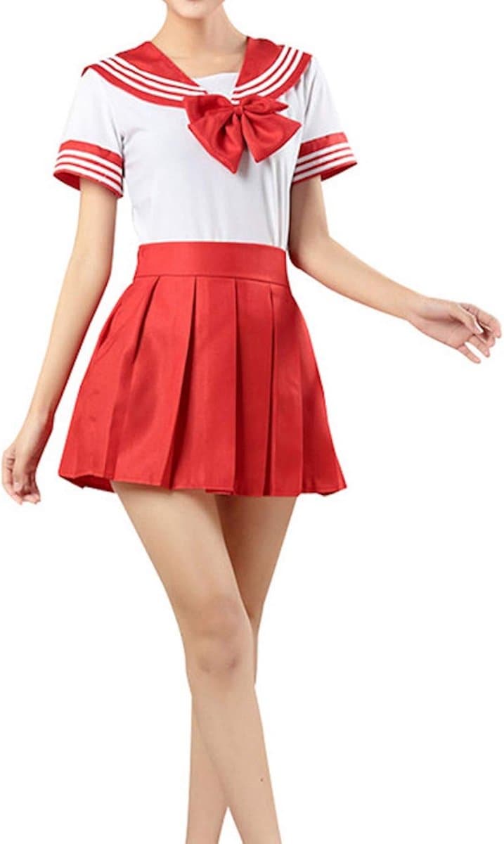 Sexy Schoolmeisjesuniform voor Dames - Cosplay, Rollenspel & Carnaval Kostuum — afbeelding 1