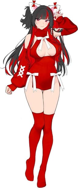 Bowknot Cosplay Sweater Kostuum - 3-delig Premium Sweater voor Lingerie — thumbnail 7