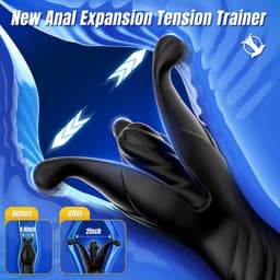 Oneay Prostaatmassager met Vibratie – Anale Plug voor Mannen – Buttplug Mannenseksspeeltje – 9 Intensiteitsniveaus – Kloppende & Trillende Bewegingen – Met Afstandsbediening — thumbnail 2