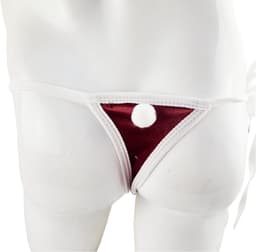 BamBella ® - string bongage - maat Onesize S M L XL XXL - Sexy slip erotische onderbroek valentijnsdag kerst rood groen doorzichtig rollenspel kleding voor mannen — thumbnail 4