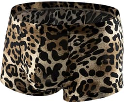 Heren Boxershort Luipaardprint - Zwart/Bruin - Sexy Herenondergoed - Maat M | LS163 — thumbnail 1