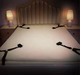 Bed Handboeien - Bedbinders - BDSM - Seks - Bondage - Voeten - Vastbinden — thumbnail 2