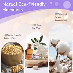 Aromatherapie Geurkaarsen Cadeauset voor Vrouwen - 6 Stuks, Stress Verminderende Kaarsenset voor Kerst, Verjaardag en Valentijnsdag — thumbnail 7