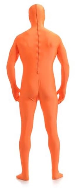 ATHX Heren en vrouwen Spandex Open Gezicht Bodysuit Kostuum Volwassen Stretchy Halloween Cosplay Body Pak Outfits — thumbnail 2