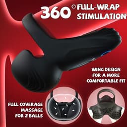 Daity Siliconen Vibrerende Cockring – Penisring met 10 Vibratiestanden & Afstandsbediening – Testikel Stimulator enPerineum Massage – Voor Lange & Stevige Erectie – Sex Toy voor Mannen & Koppels — thumbnail 4