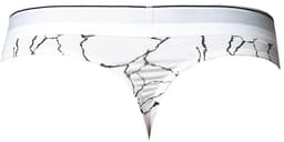 Thong - L/XL - White Marble — thumbnail 4