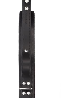 Taboom - Heavy D-Ring Collar - Bondage / SM Collar and leash Zwart — thumbnail 2
