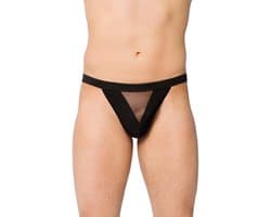 SoftLine Collection | Sexy transparante heren string | zwart | S t/m L