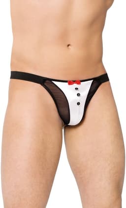 Thong 4433 - white Onesize S t/m L – Witte Elegantie — thumbnail 3