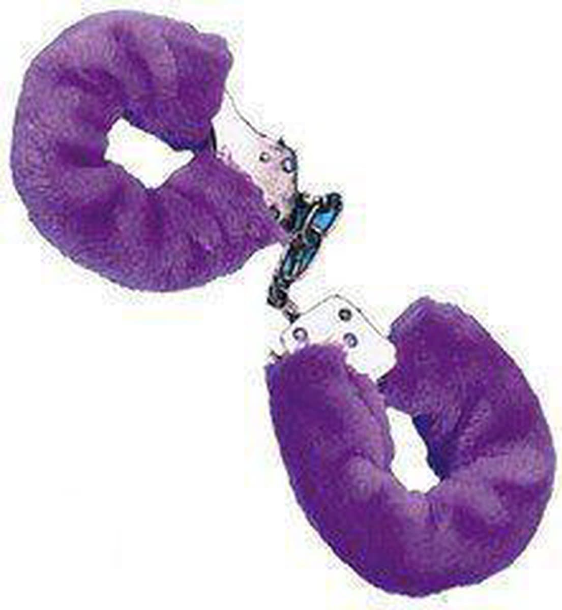 Metal Handcuff with Plush  - NMC - handboeien — afbeelding 1
