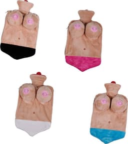 Hot Water Bag with Boob Cover Random Color - 4 Colors — thumbnail 1