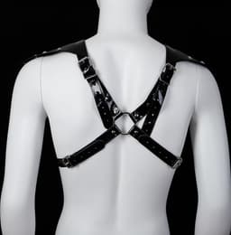 Banoch | Chest harness Rahoon - kunstleer harnas voor man — thumbnail 4
