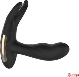 TipsToys® Prostaat Vibrator met Afstandsbediening - Cockring & Penis ring - Verwarmende Buttplug & Prostate Massager - 7 Stille Standen - Sex Toys voor Mannen, Koppels & Beginners - P Spot Stimulator - Vibrerende Dildo Anaal - Zwart — thumbnail 4