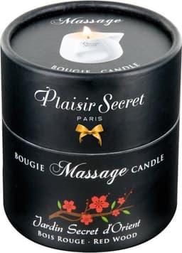 Plaisir Secret - Massagekaars Rood Hout 80 ml — thumbnail 5
