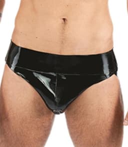 Mister B rubber jockstrap zwart large — thumbnail 1