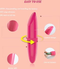 Lipstick Vibrator | Roze | lippenstift vibrator | kleine G-Spot vibrator | vibrators voor vrouwen | clitoris | Erotiek Toys | extra stimulatie | fluisterstil | Seksspeeltjes | mini Dildo | Sextoy | Portable — thumbnail 3