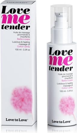 Love me Tender - Verwarmende Massageolie - Cotton Candy — thumbnail 2