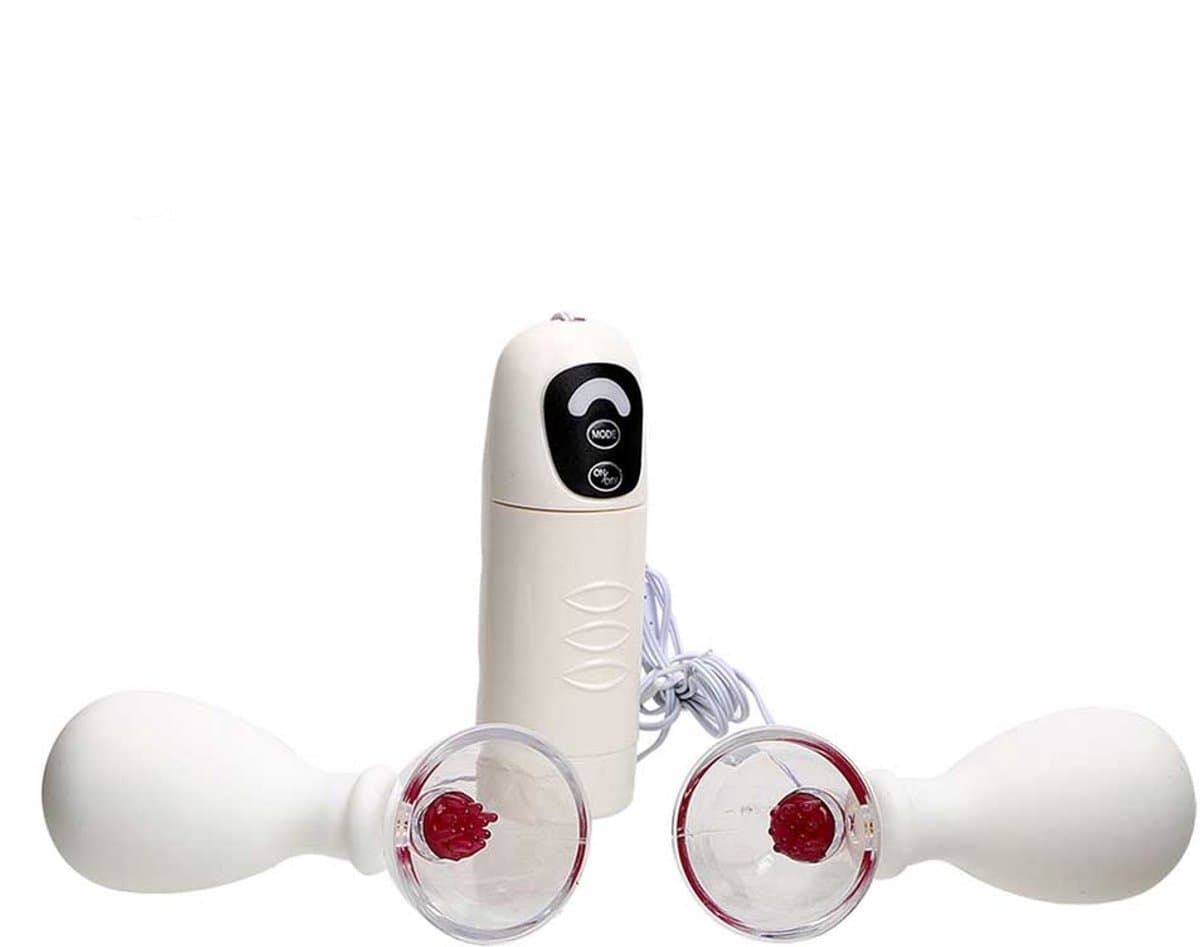 Professionele Tepelvibrators - 2 Stuks - Vacuum - Afstandsbediening - 7 Standen — afbeelding 1
