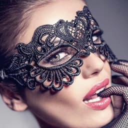 Zwart Kant Oogmasker Dames – Masquerade Masker – Venetiaans Masker – Sm / Feest Masker — thumbnail 1
