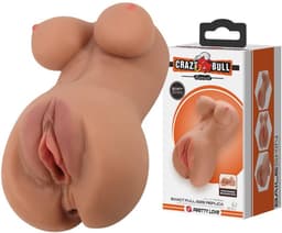 Crazy Bull - Hannah - Premium Masturbator met Twee Ingangen - Medium Huidskleur — thumbnail 8