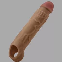 Siliconen Penissleeve - 20 CM - Penis Verlenger - Extender — thumbnail 4
