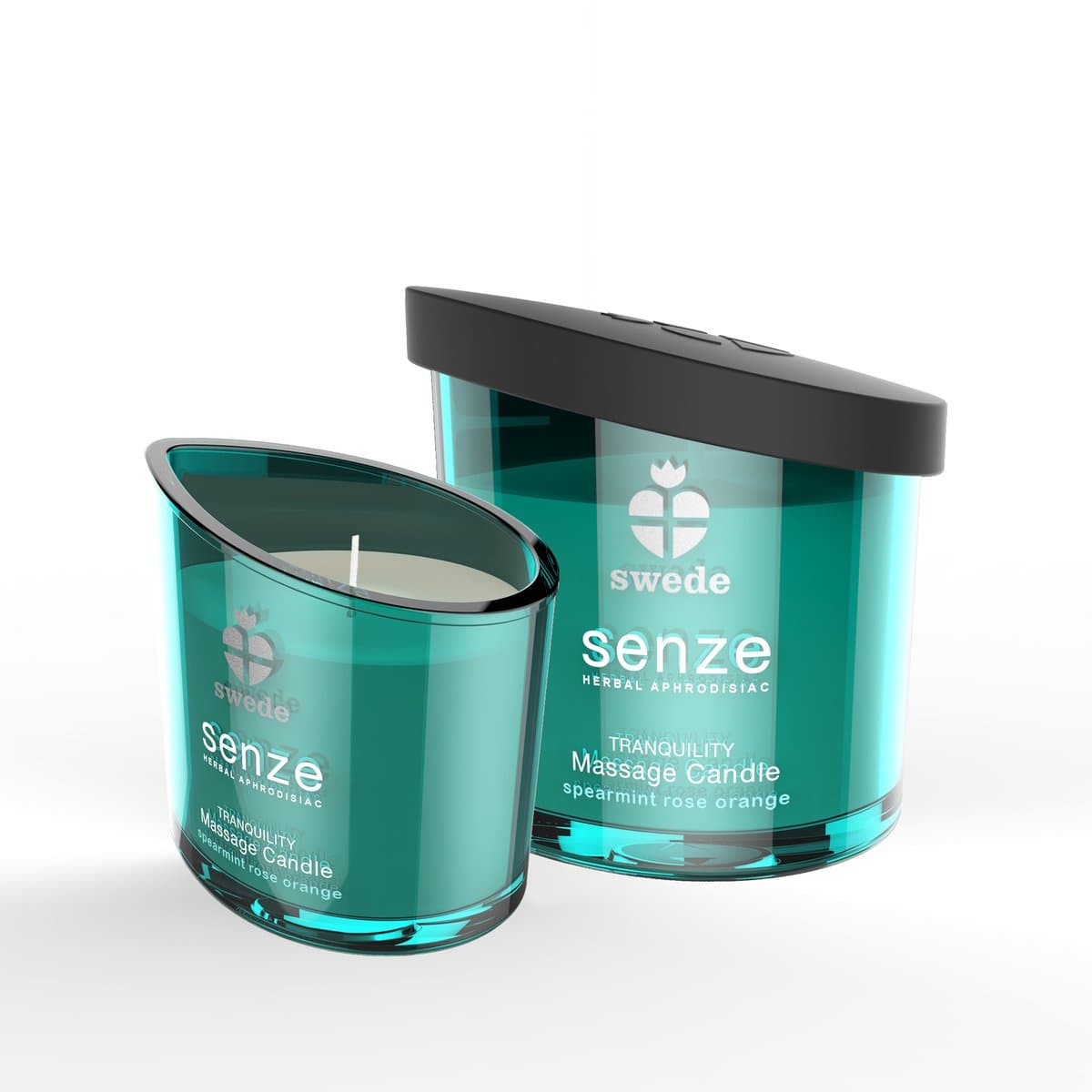 Swede Massage Kaars Swede - Senze Tranquility Massage Candle Spearmint Rose OrangeÂ — afbeelding 1