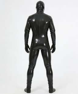 Wetlook Latex Bodysuit Heren - Jumpsuit - Masker - Fetish Wear Set — thumbnail 2