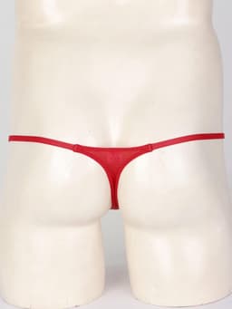 Herenslip Micro Slip G-String Rio Tanga Lage Taille Transparant Ondergoed Suède — thumbnail 4